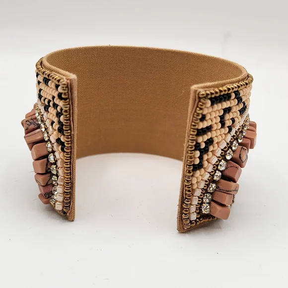Beaded Cuff Bracelet NWOT - Picture 3 of 6